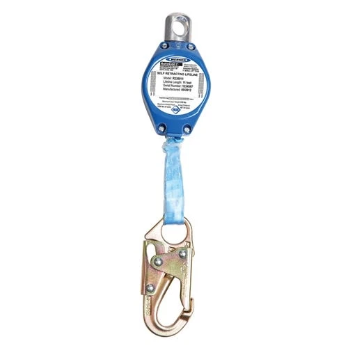 Werner Ladders & Fall Protection Werner AutoCoil2 Self-Retracting Lifeline - 11' Web Aluminum Housing W/ Snap Hook R230011