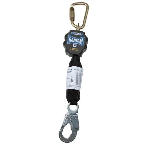 Werner Ladders & Fall Protection Werner Bantam 6' Web Self-Retracting Lifeline - High Impact Nylon Housing W/ Snap Hook R430006