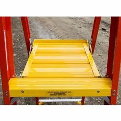 Werner Ladders & Fall Protection Werner 18FT Reach Height Fiberglass Podium Ladder 12ft Type IA PD6212 -Sumner Outlet shop werner 2